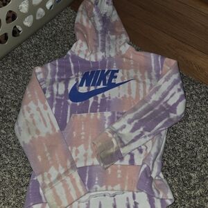 Nike Tie-Dye Hoodie in Purple, Pink & Blue